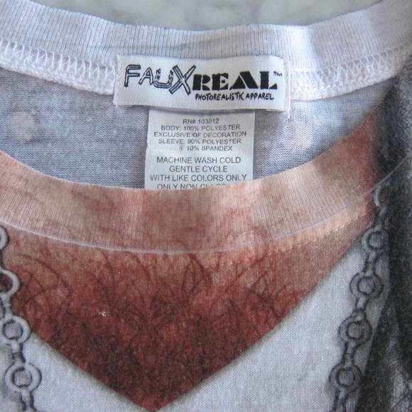 FAUX REAL BIKER MOTO TATTOO T SHIRT - Picture 10 of 12